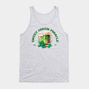 Irish Beer: Sweet Green Miracle Drink Tank Top